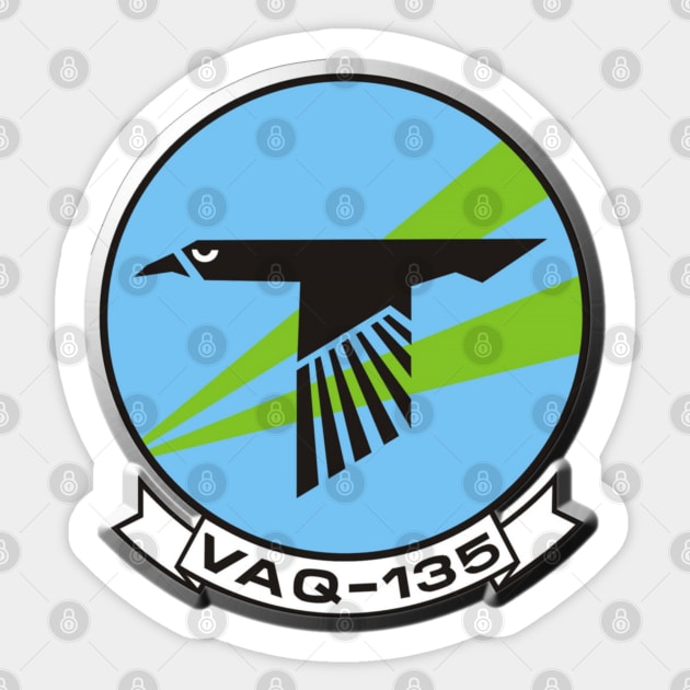 Electronic Attack Squadron 135 (VAQ-135) Sticker by Airdale Navy